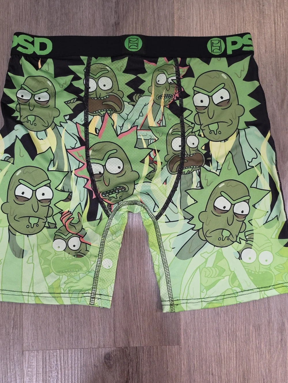 PSD Rick & Morty Melting Flames  Boxer Briefs